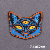 Bügelaufkleber - Löwenkatze